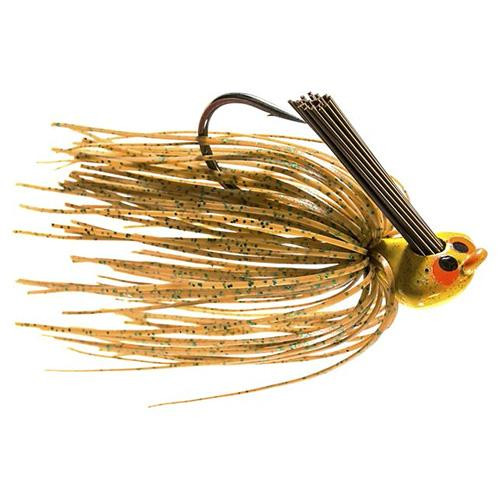 Z-man Crosseyez Flipping Jig Size 4/0 Hook, 1/2 oz, Spring Pumpkin, Package of 1