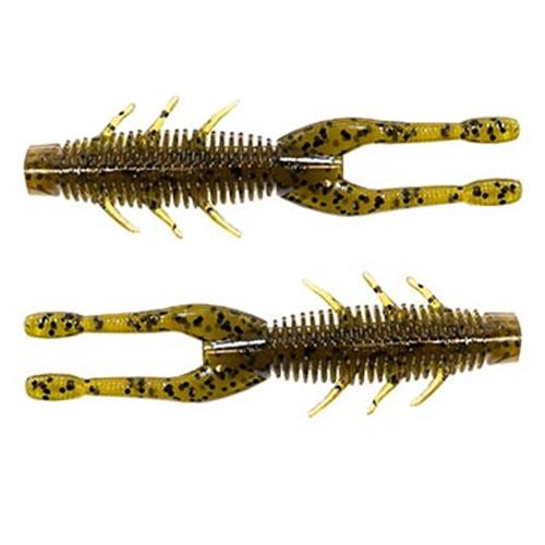 Z-man TRD Hogz Lures 3" Length, Green Pumpkin, Package of 6