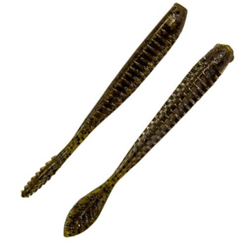 Z-man Trick Shotz Lures 3 1/2" Length, Green Pumpkin, Package of 6