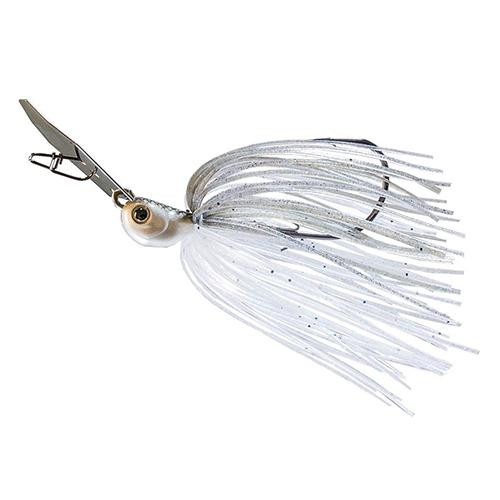 Z-man Chatterbait Jack Hammer Lure 5/0 Hook Size, 3/8 oz, White, Package of 1