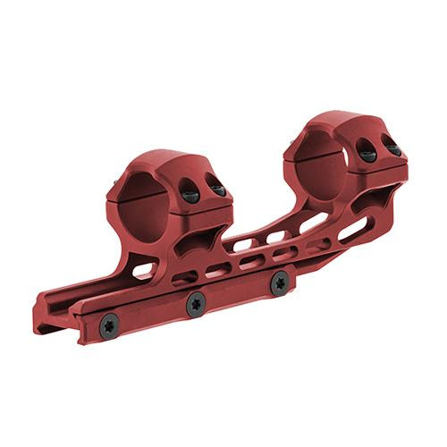 Leapers Inc. UTG Accu-Sync Offset Picatinny Rings 1" High Profile, 50mm, Red