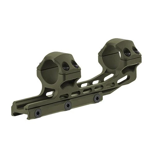 Leapers Inc. UTG Accu-Sync Offset Picatinny Rings 1" High Profile, 50mm, Olive Drab Green