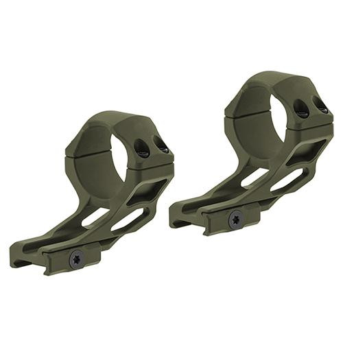 Leapers Inc. UTG Accu-Sync Offset Picatinny Rings 34mm High Profile, 37mm, Olive Drab Green