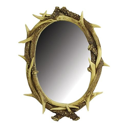 Rivers Edge Products Deer Antler Wall Mirror