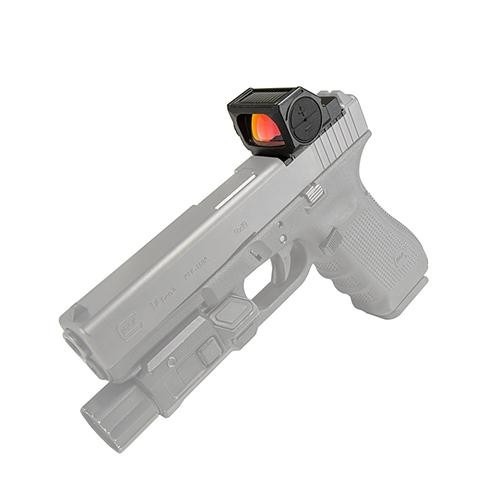 NcStar SPD Micro Solar Reflex Sight with Rail & RMR Mounts, Black