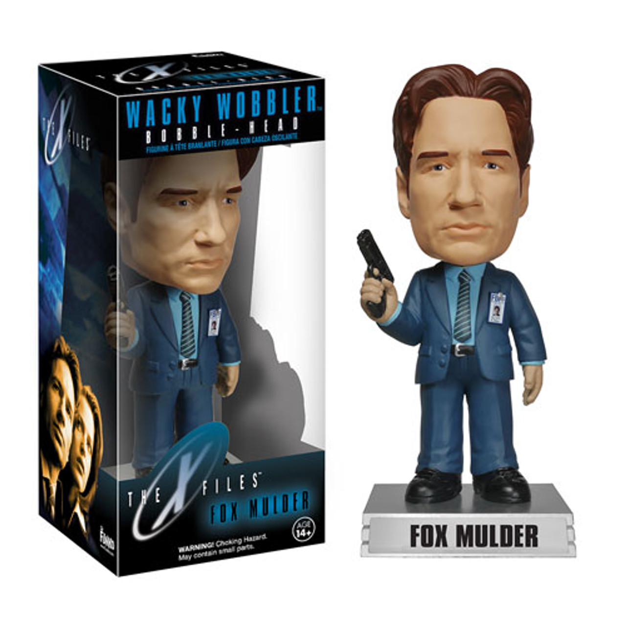 Funko X-Files Fox Mulder Funko Wacky Wobbler - Bobble Head