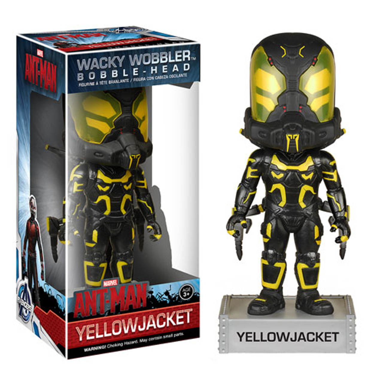 Funko Ant-Man Yellowjacket Wacky Wobbler Bobble Heads