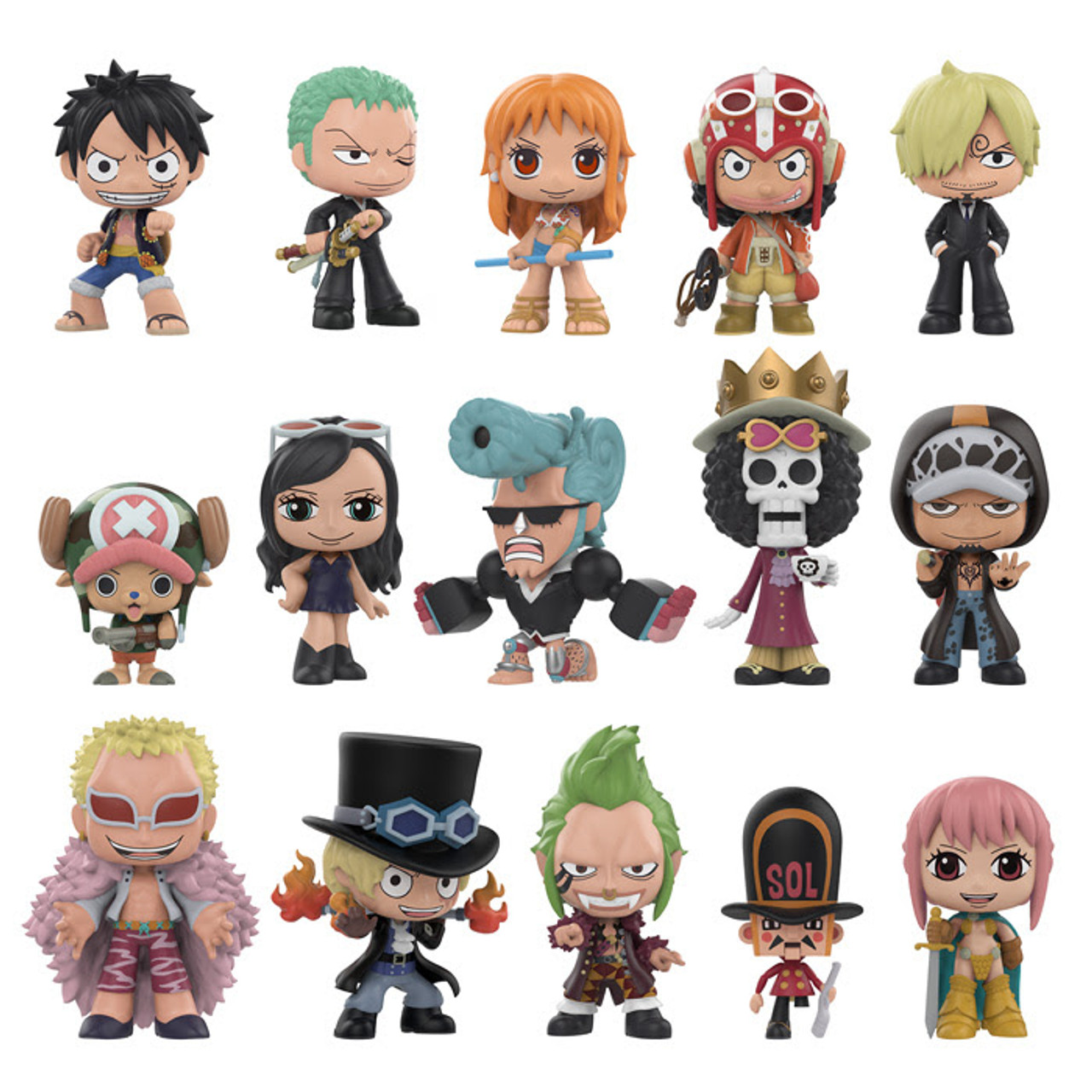 Funko Pop Animation ONE PIECE Wave 1,2,3 - Individual Vinyl Figure w/Case