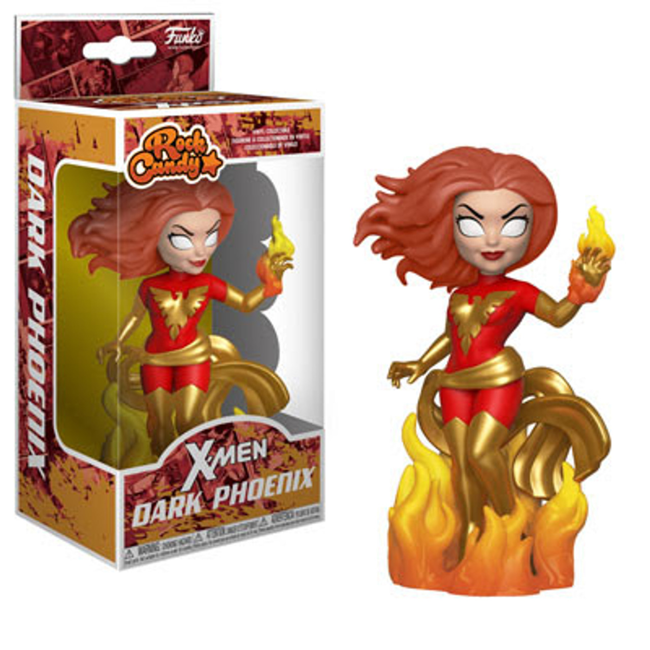 X-Men Funko Rock Candy! Marvel Dark Phoenix Vinyl Figure - Big