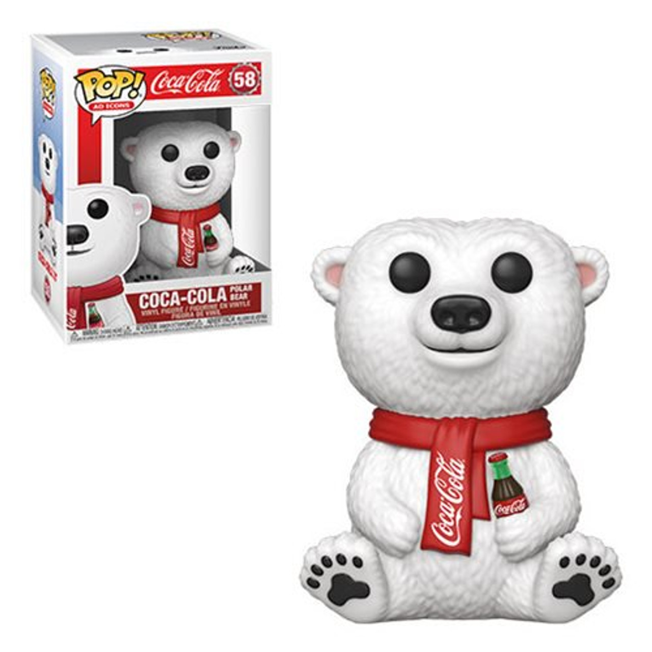 Funko Coca-Cola POP! Ad Icons Polar Bear Vinyl Figure #58