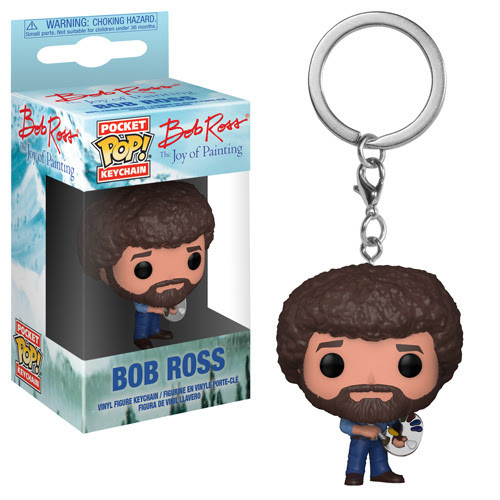 The Joy of Painting Bob Ross Figure