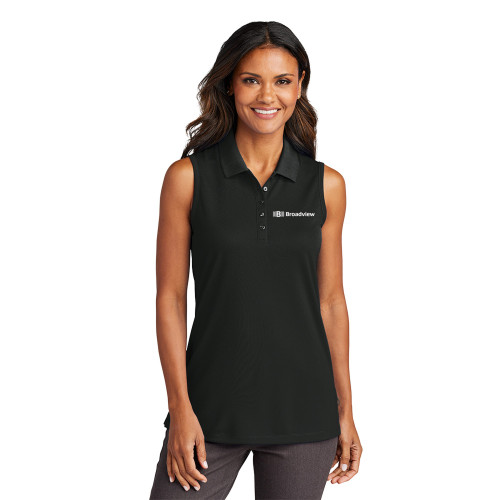 Port Authority® Ladies Dry Zone® UV Micro-Mesh Sleeveless Polo