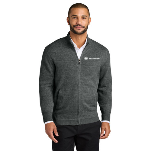 Port Authority® Easy Care Full-Zip Sweater