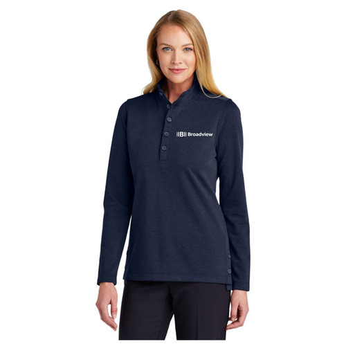 Brooks Brothers Women’s Mid-Layer Stretch 1/2-Button