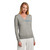 Women's Cotton Stretch V-Neck Sweater