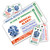 MEDICAL ALERT ICEcard PREMIUM Pack - 1 Card with 1 Additional Details Card, 2 Writable Key Rings & 2 Stickers 