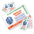 MEDICAL ALERT ICEcard Pack - 1 Card with 2 Key Rings & 2 Stickers