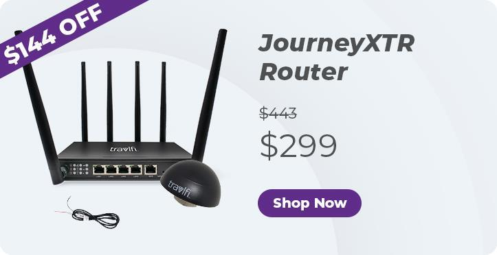 Travlfi JourneyXTR Router