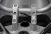 Handlebar Riser Bar Backs moves 2" diagonal in Black for BMW F800ST ABS  