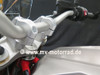 Handlebar Riser Bar Backs moves 35mm up 35mm back diagonal in Silver for BMW R1200R LC R1250R LC