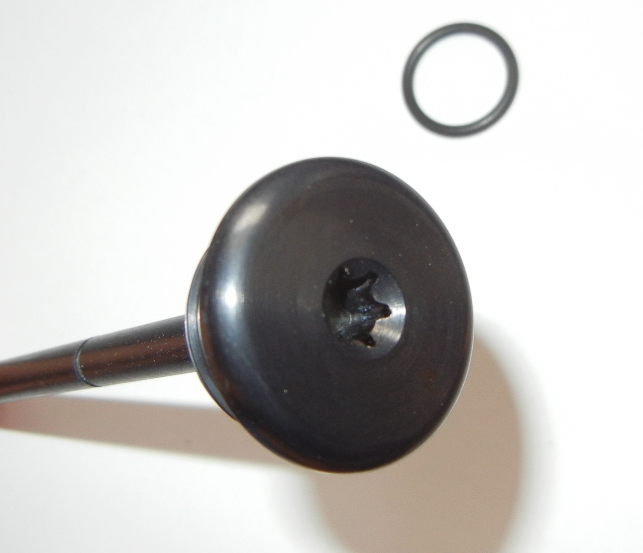 Oil Fill Plug w/ Dipstick in Black for BMW K1600  