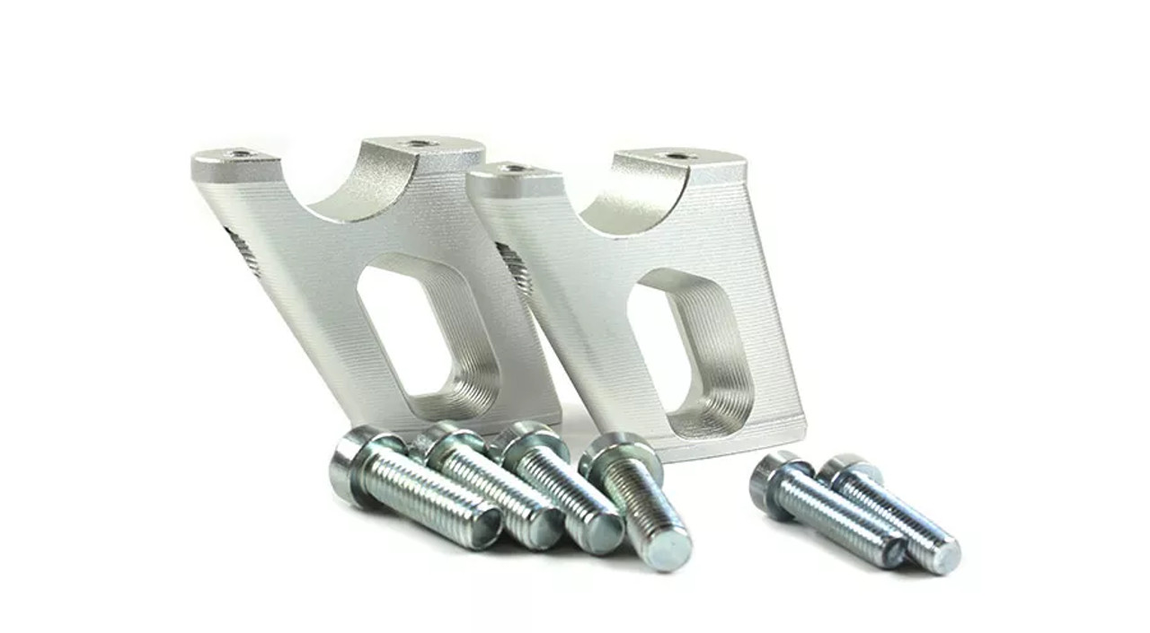 Handlebar risers "bar backs" for BMW K1600B Bagger 25mm higher and 23mm closer to the rider