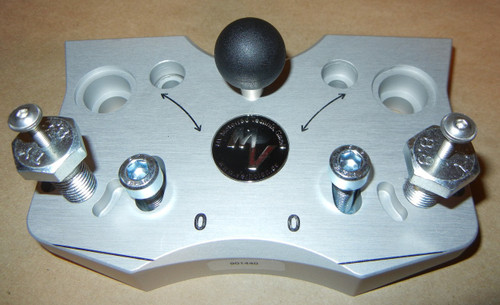 Adjustable Handlebar riser adapter plate for  Yamaha FJR1300 Electric Suspension Models  