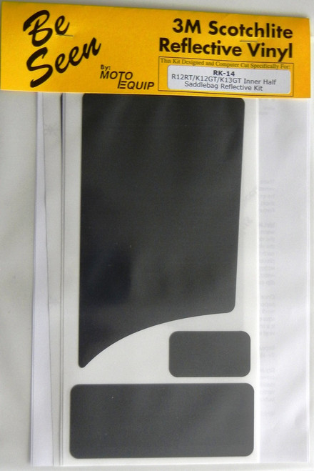 Inside half Side Bag Reflective Tape kir for BMW R12RT (05-13) R1200ST K12GT 06+ K13GT  