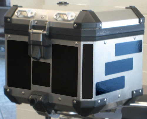 Top Case Black Reflective Tape kit for BMW R1200GSLC Adventure 2014+  