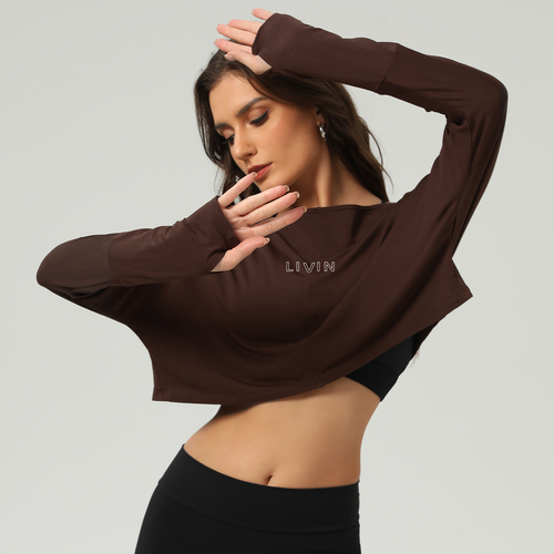Long Sleeve Crop Top – Casual Collection