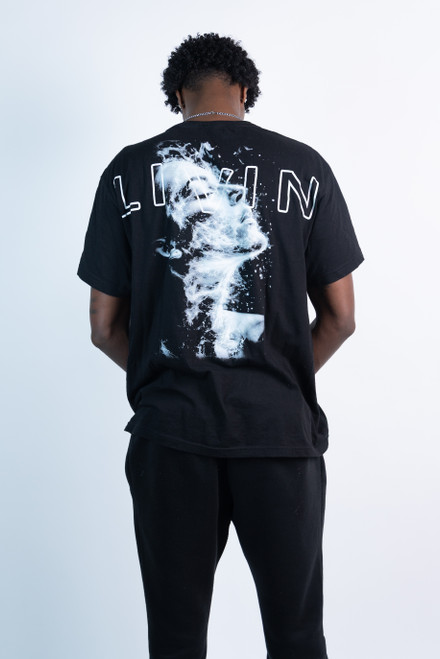 LIVIN Divine Smoke Tee — Women’s Smoke Artwork Graphic Shirt
