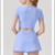 Blivin Fitness 2-Piece Mini Skirt Set
