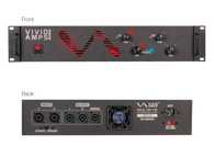 Front and back view of the Vivid VR2700 Amplifier.