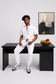 Ivory Scrub Pants