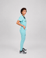 Teal V-Neck Scrub Tops