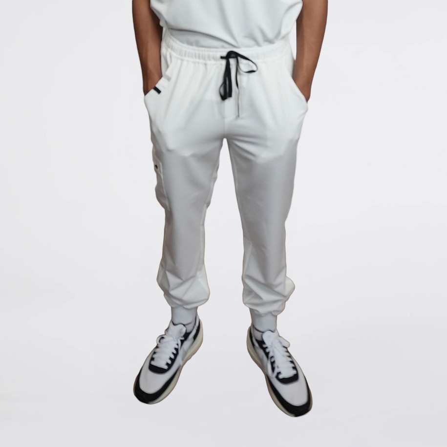 Ivory Scrub Pants