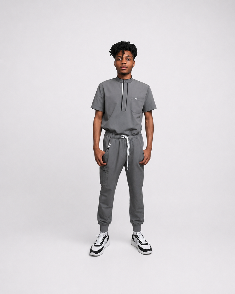 Ashen Scrub Pants