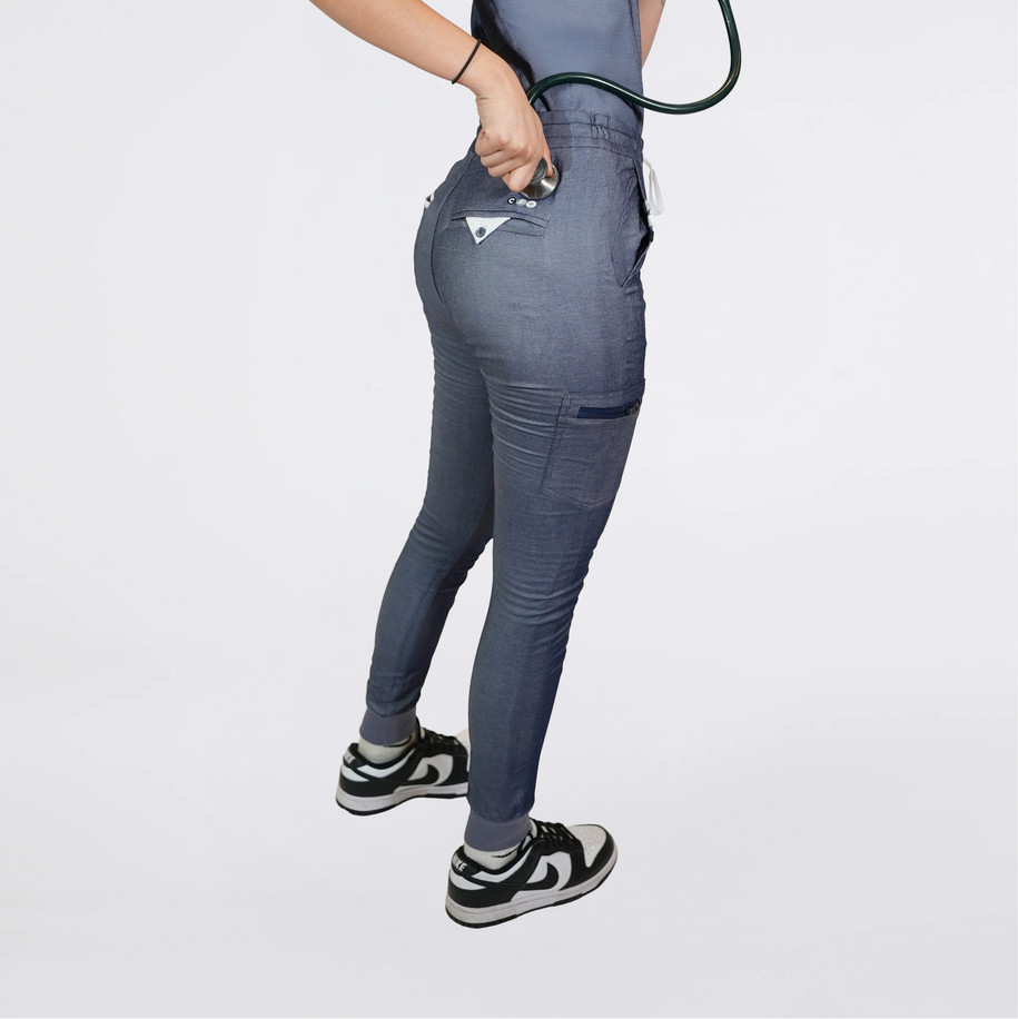 Cerulean Scrub Pants