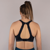 Ultimate Run Bra Black / Silver