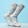 boobydoo Crew Socks - Boob Print
