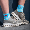 boobydoo Tie Dye Ankle Socks - Blue