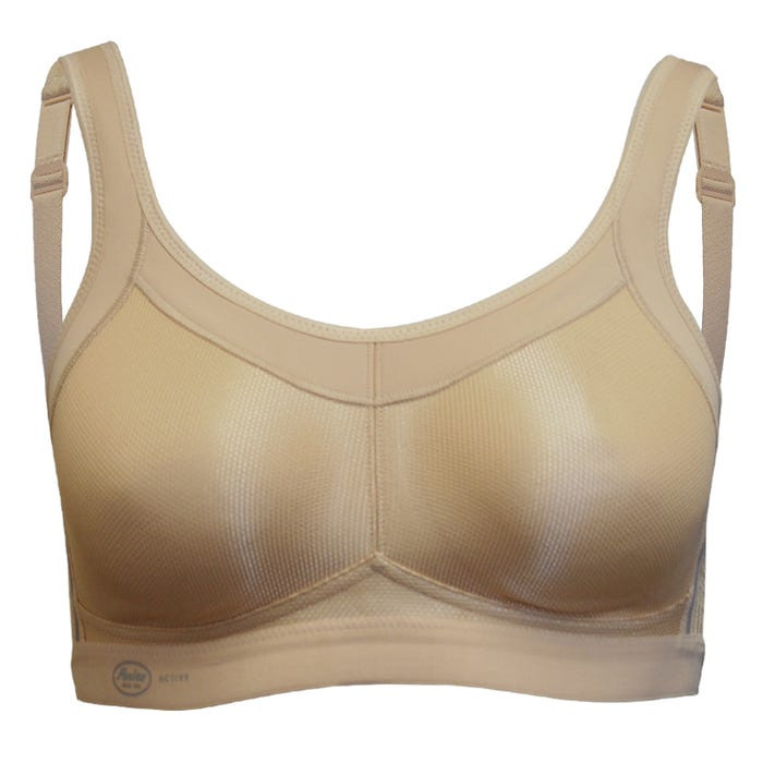 Anita Active Women's Front Closure Sports Bra 5523 - Wirefree Support Bra (Desert, 38A) - View #13