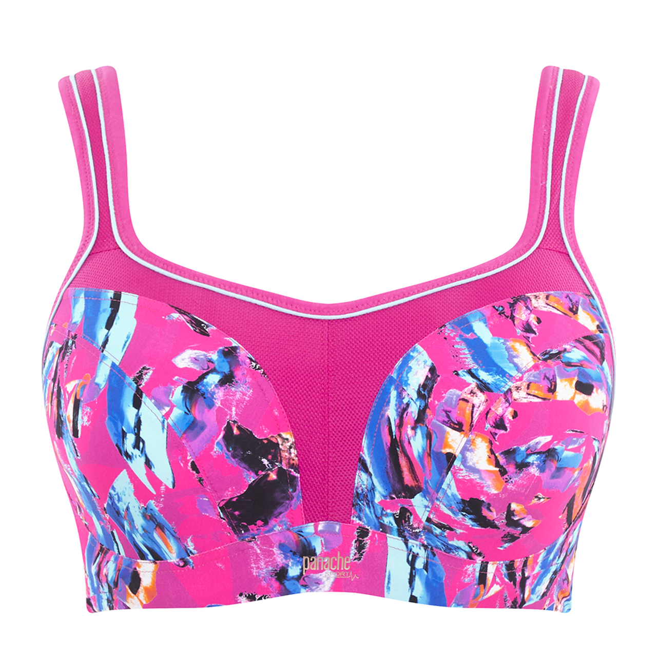 Panache Sport Underwired Sports Bra – Ink Splat - Sports Bras Direct