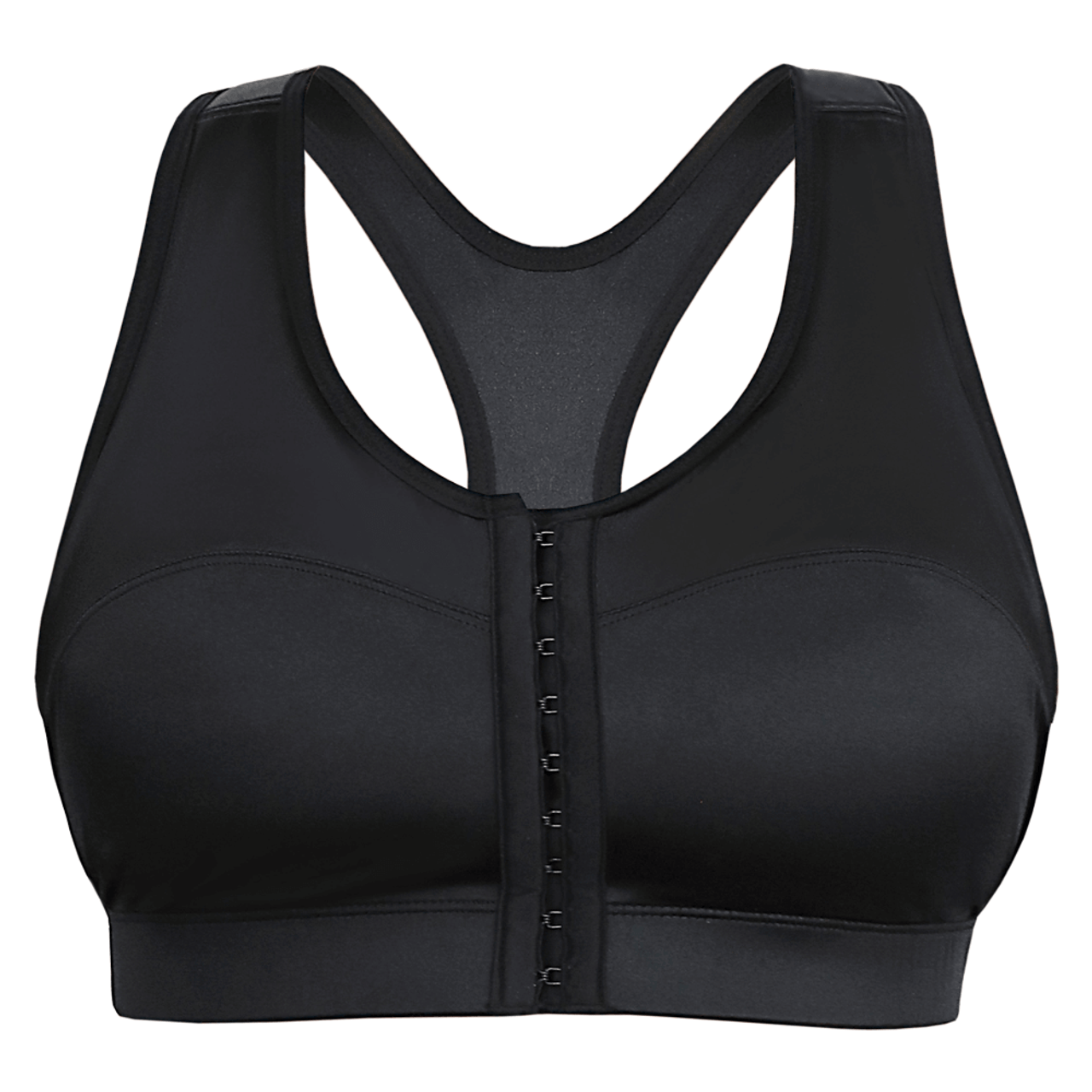 Double Racer Seamless Padded Sports Bra (B-C-D-DD-E-F) Cup by B