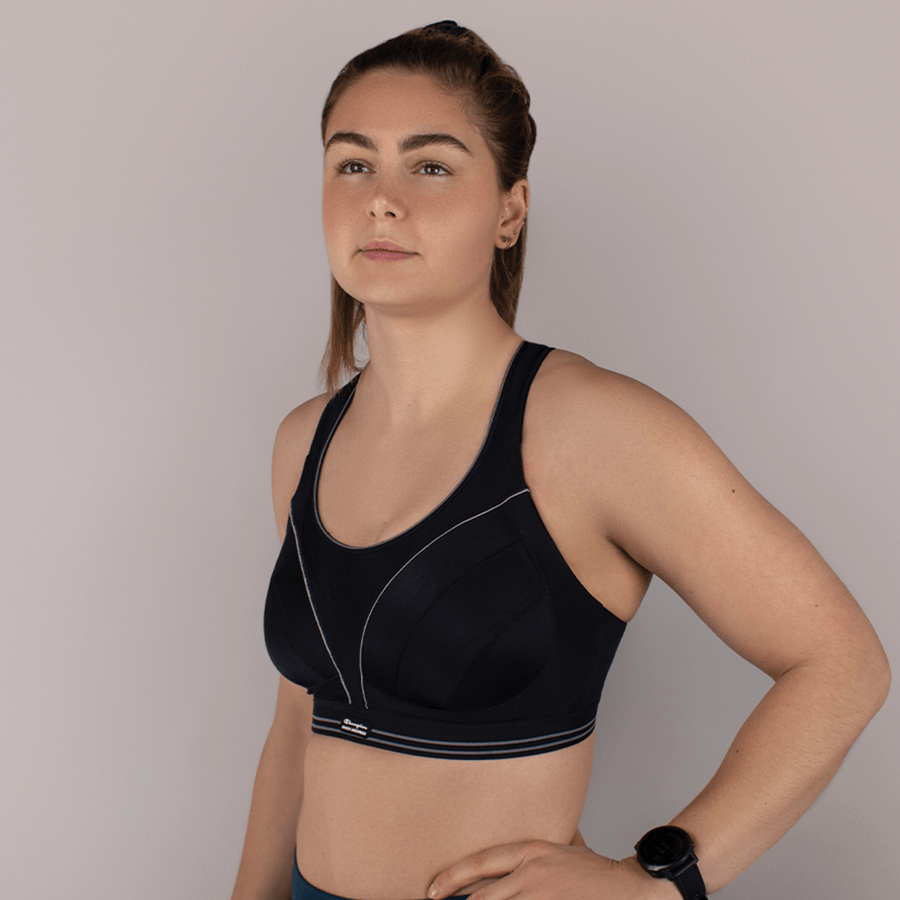 Ultimate run bra in black Shock Absorber