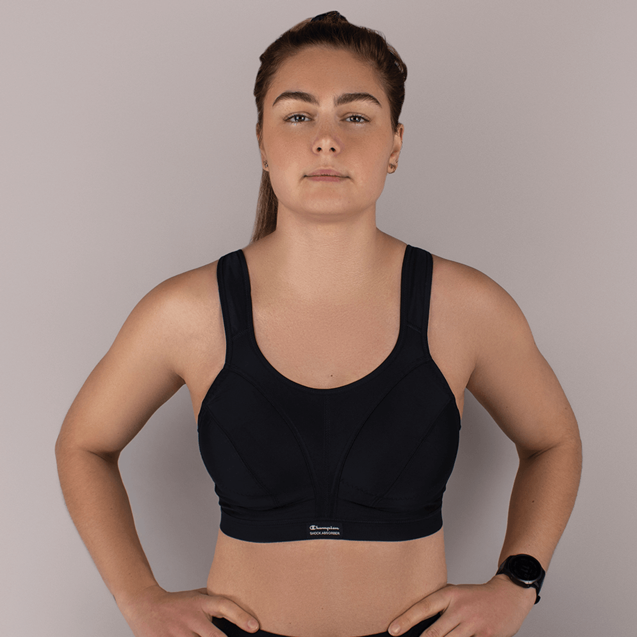 Active D+ Max Support Sports Bra Navy 36D