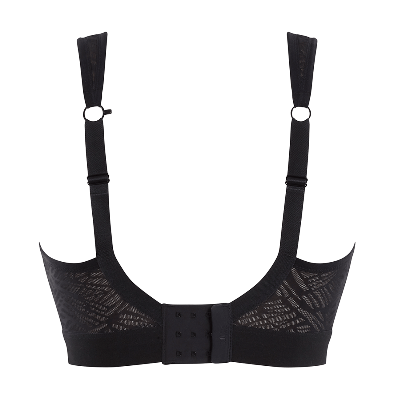 Panache Non-Wire Sports Bra (7341)- Black - Breakout Bras