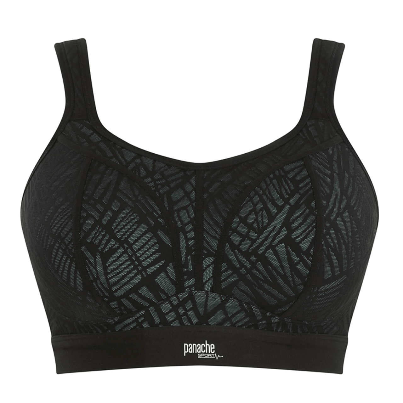 Panache Ultimate High Impact Underwire Sports Bra In Abstract Animal