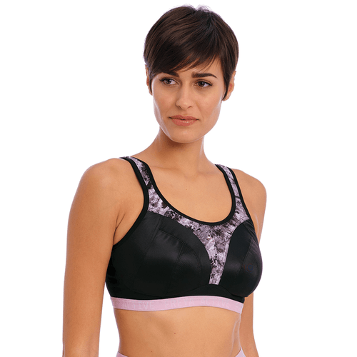 Freya Womens Dynamic Soft Wirefree Sports Bra, 28E, White