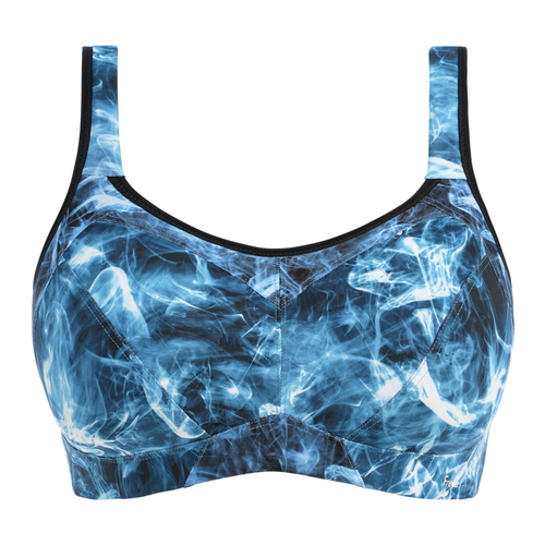 Pour Moi Energy Reach Underwire Light Padded Sports Bra (97002),36E,Marble